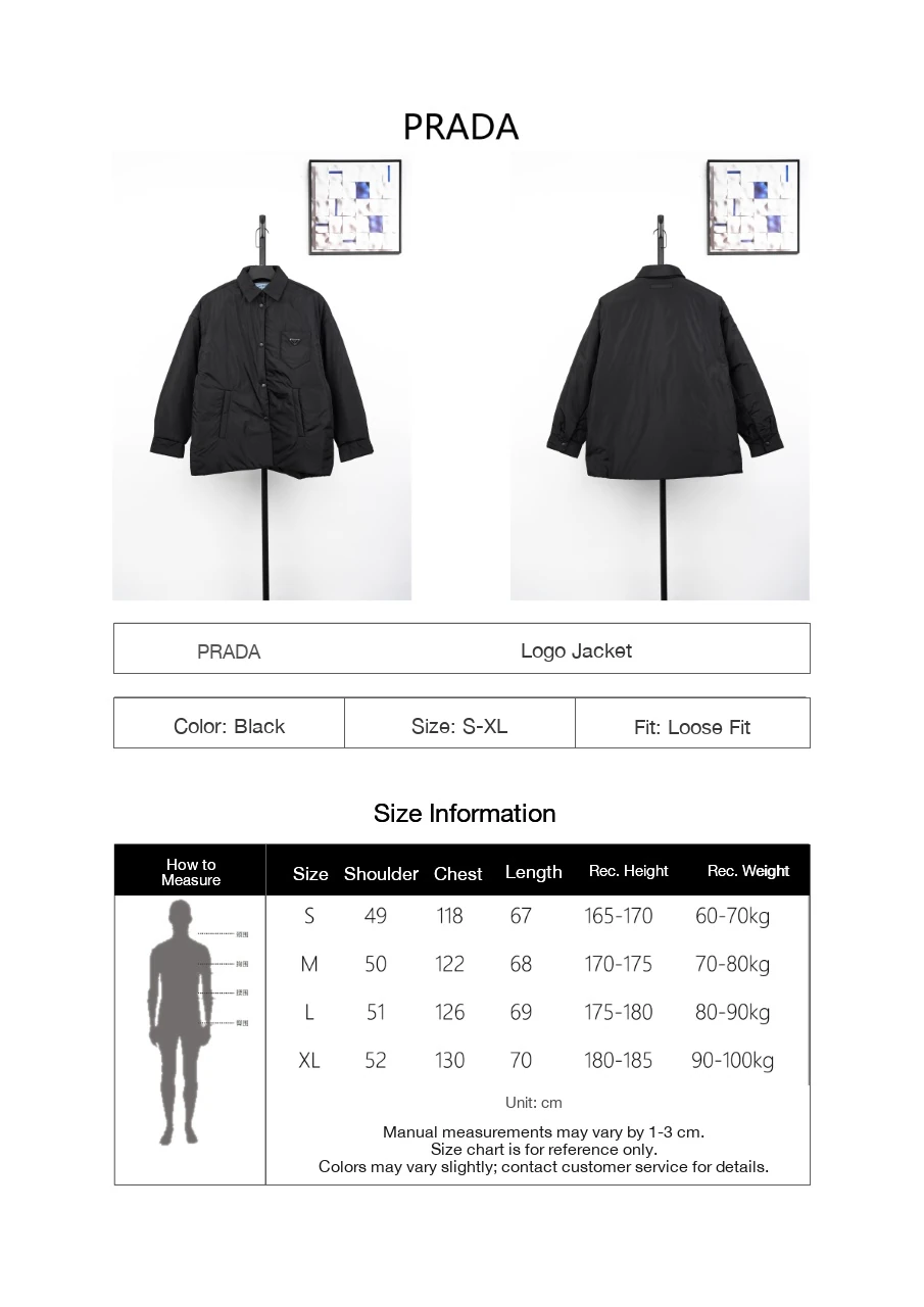 Prada Black Re-Nylon Single-Breasted Shirt Jacket product photo from LabelPicks