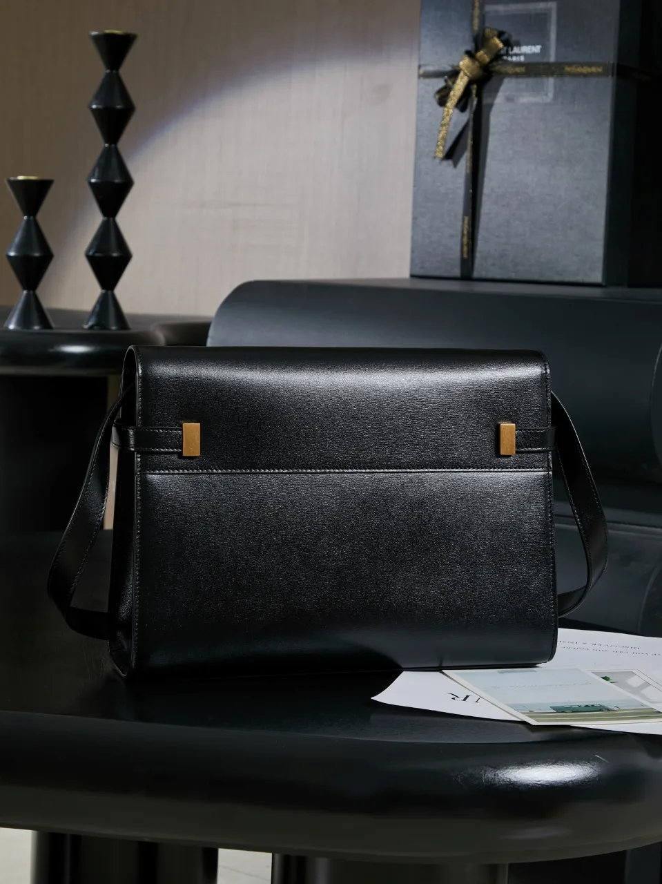 Fendi Baguette Black Calfskin Shoulder Bag product photo from LabelPicks