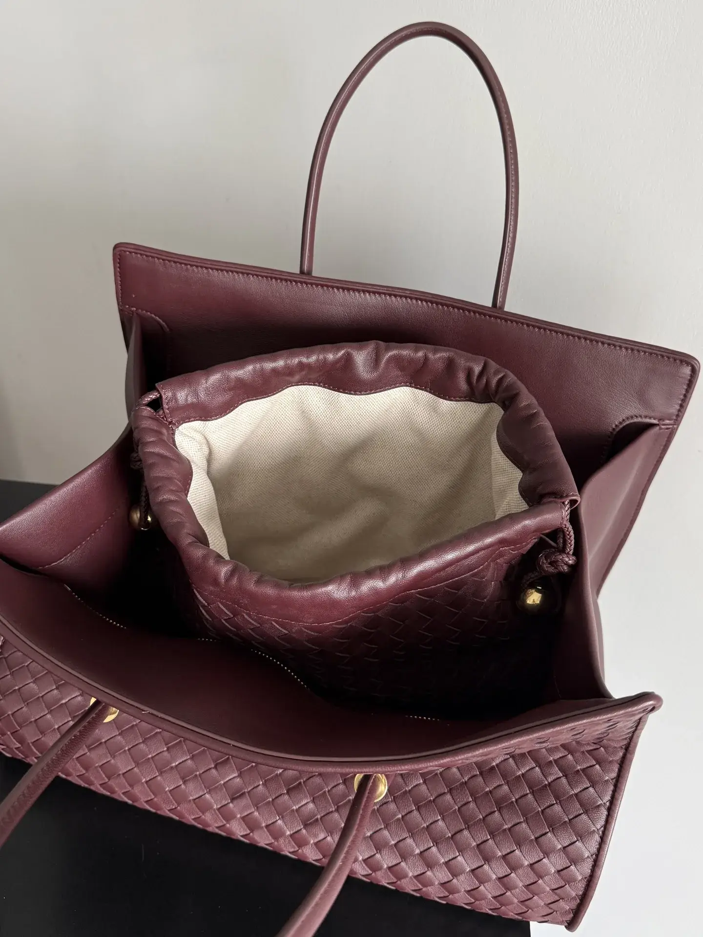 Bottega Veneta Dustbag Intrecciato Woven Leather Tote Bag product photo from LabelPicks