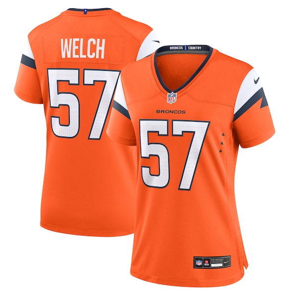 Kristian Welch Denver Broncos Nike Women's Team Game Jersey -  Orange