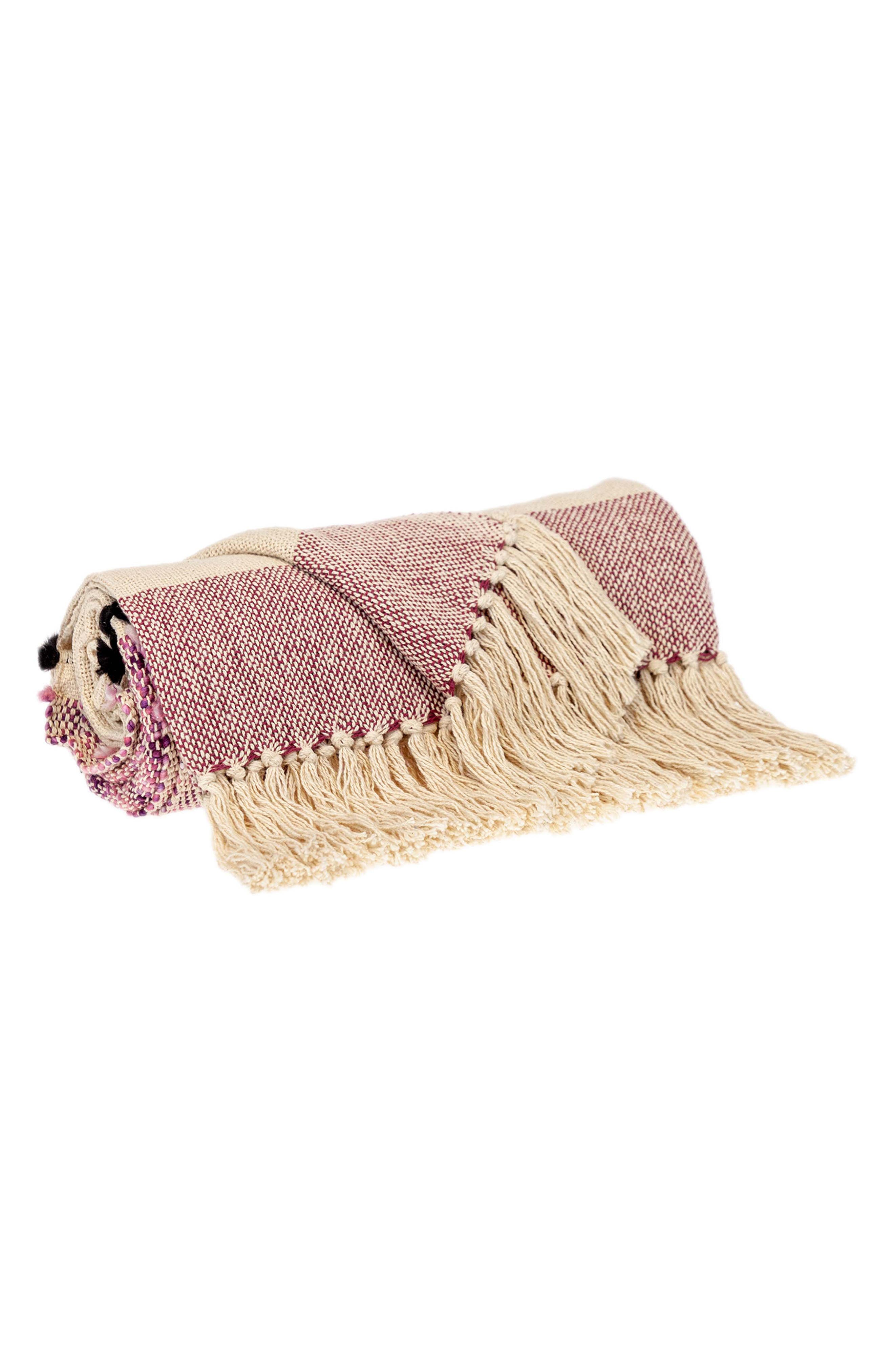 PARKLAND COLLECTION Inca Fringe Throw Blanket