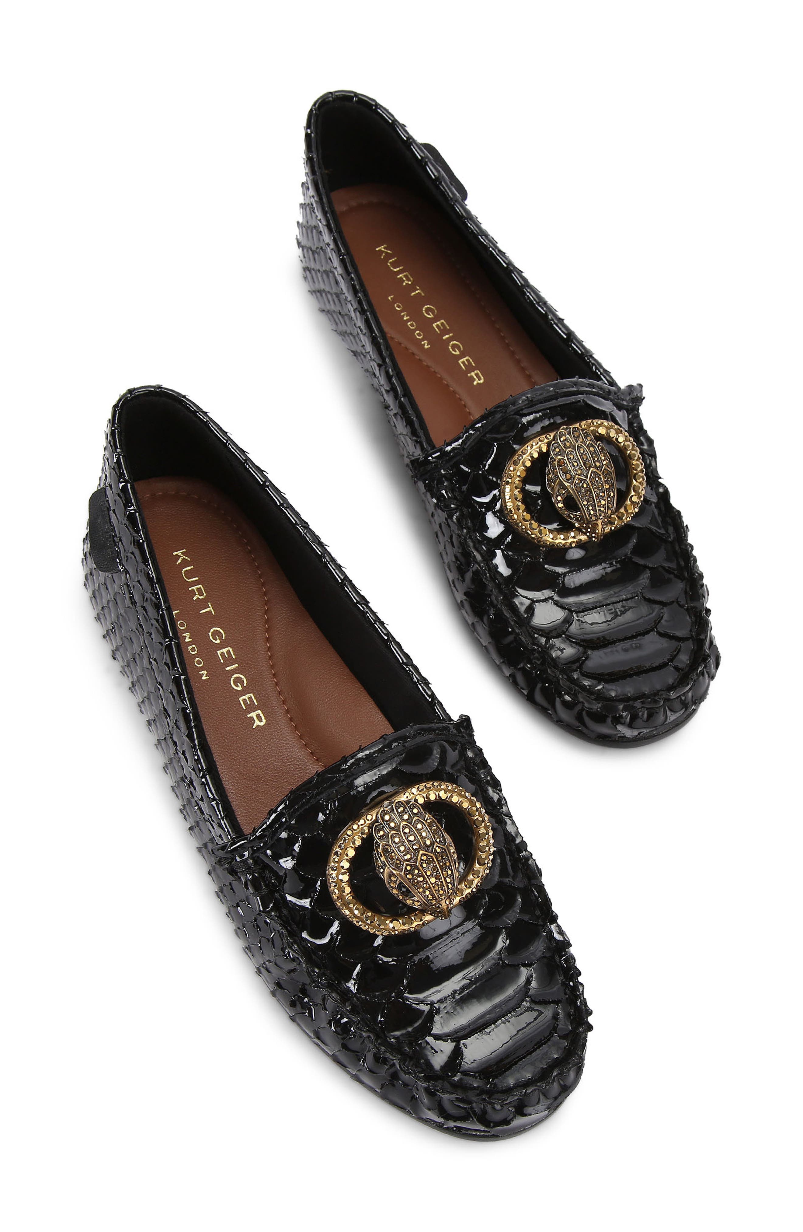 Kurt Geiger London Chelsea Croc Embossed Loafer