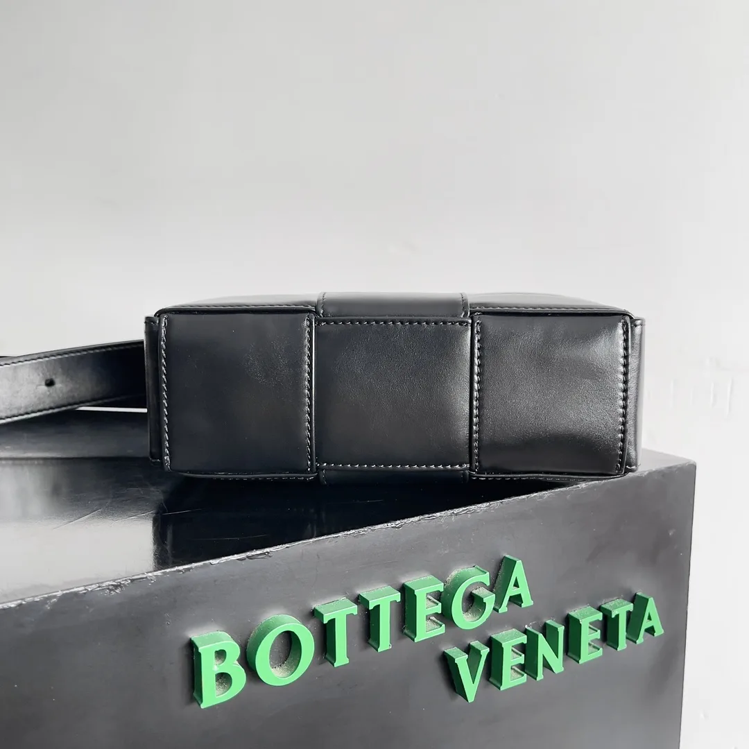 Bottega Veneta Cassette Intrecciato Woven Leather Crossbody Bag product photo from LabelPicks