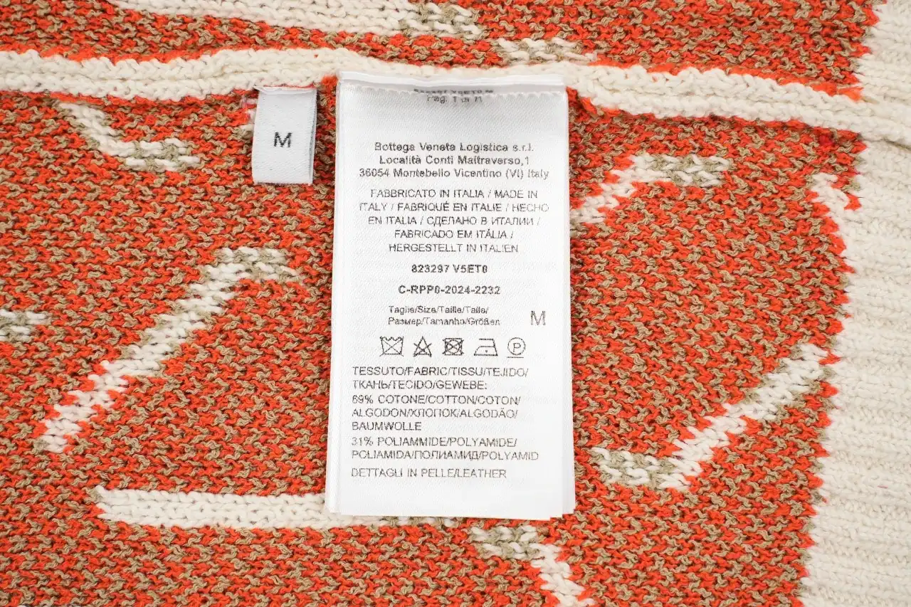 Bottega Veneta Beige Matchstick Jacquard Crewneck Sweater product photo from LabelPicks