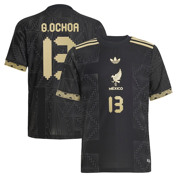 Guillermo Ochoa Mexico National Team adidas Youth 2025 Third Authentic Player Jersey - Black