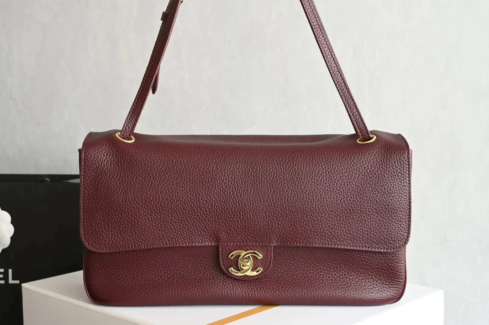 Chanel Grained Leather Shoulder Bag product photo from LabelPicks