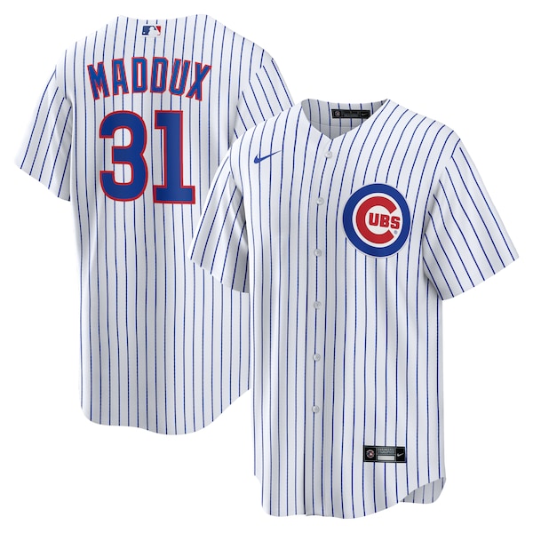 Greg Maddux Chicago Cubs Nike Home Retired Player Replica Jersey - White