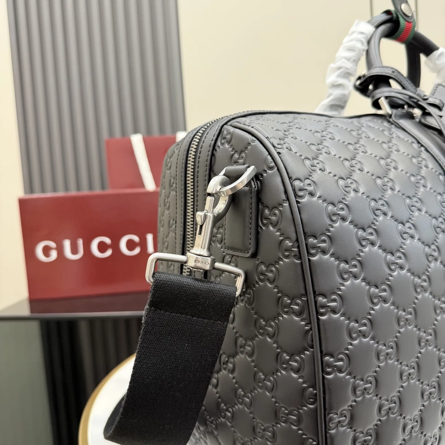 Gucci Black Smooth Leather Tote Bag product photo from LabelPicks