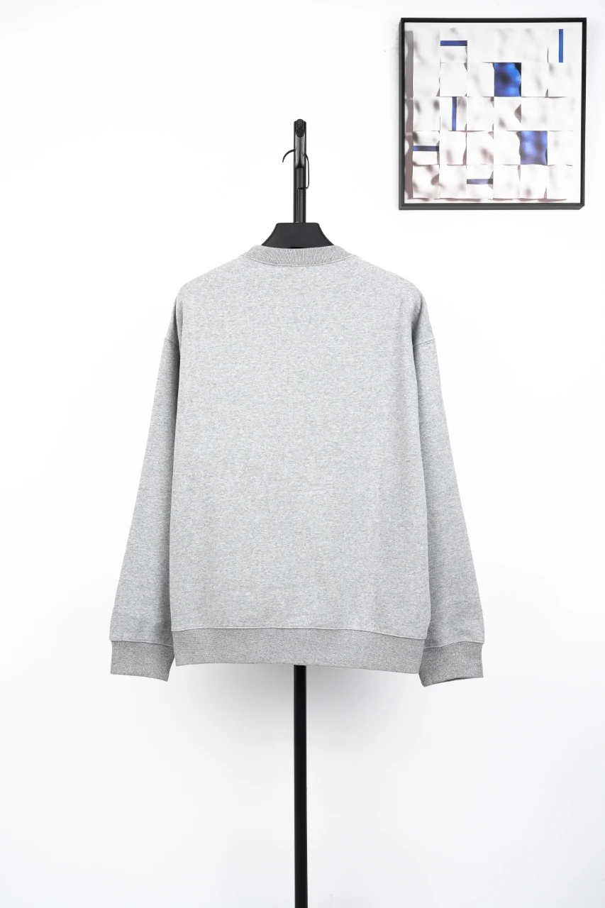 Nike Grey Embroidered Logo Crewneck Sweatshirt product photo from LabelPicks