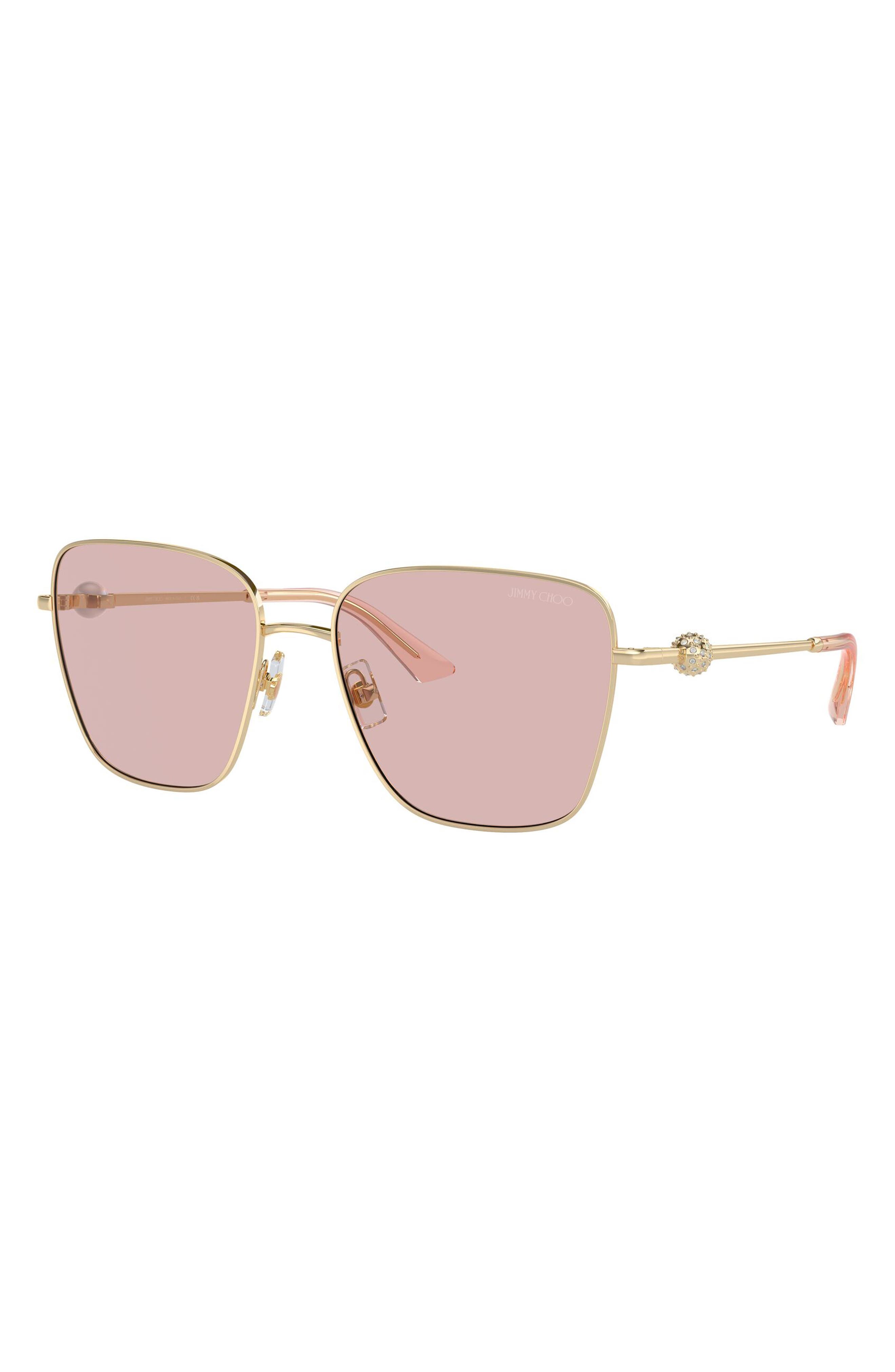 Jimmy Choo 56mm Aviator Sunglasses
