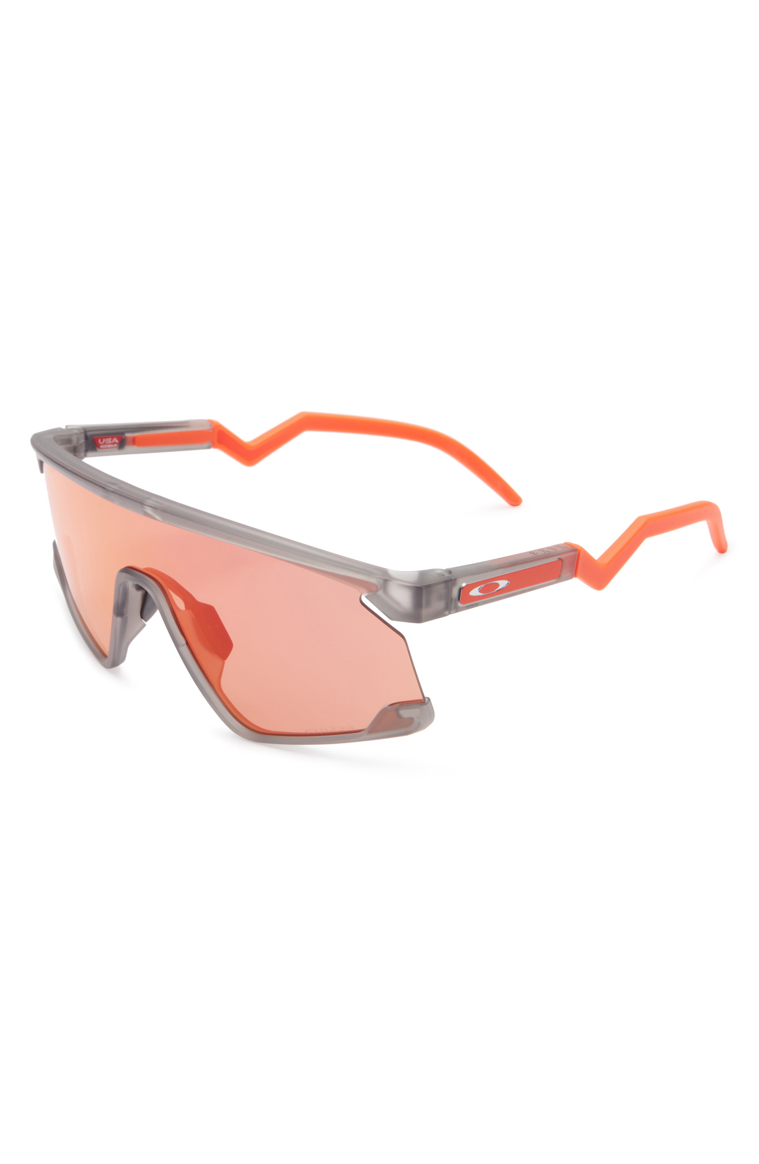 Oakley BXTR 139mm Prizm™ Wrap Shield Sunglasses