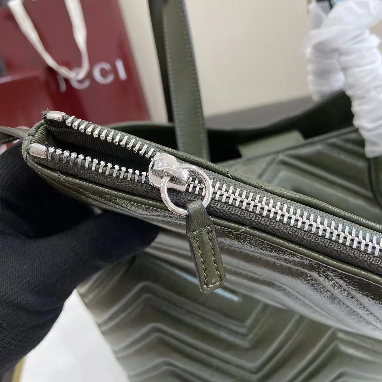 Gucci GG Supreme Canvas Marmont Tote Bag product photo from LabelPicks