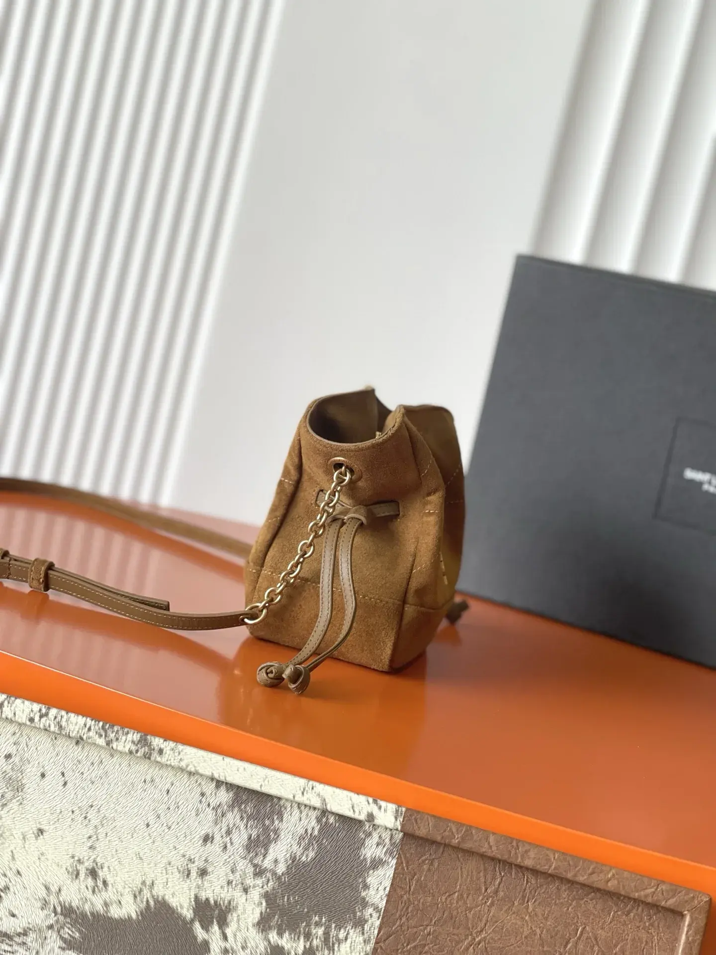 Saint Laurent Lambskin Jamie Bucket Bag product photo from LabelPicks