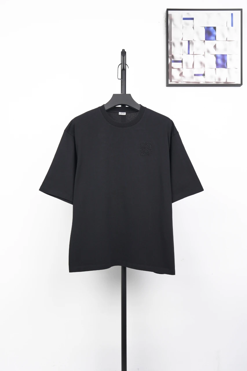LOEWE Black Pocket T-Shirt with Tonal Anagram product photo from LabelPicks