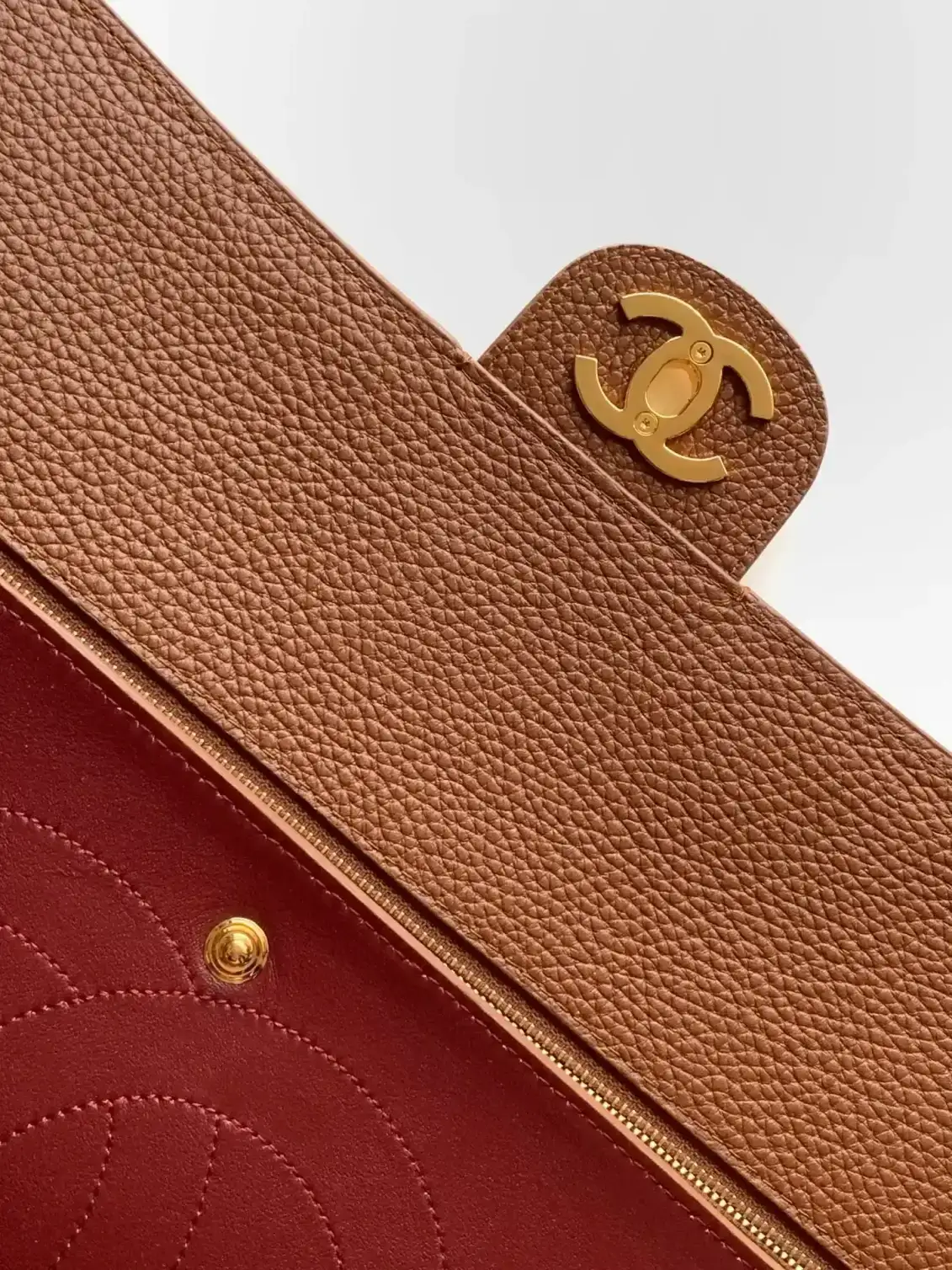 Chanel Brown Classic Flap Shoulder Bag product photo from LabelPicks