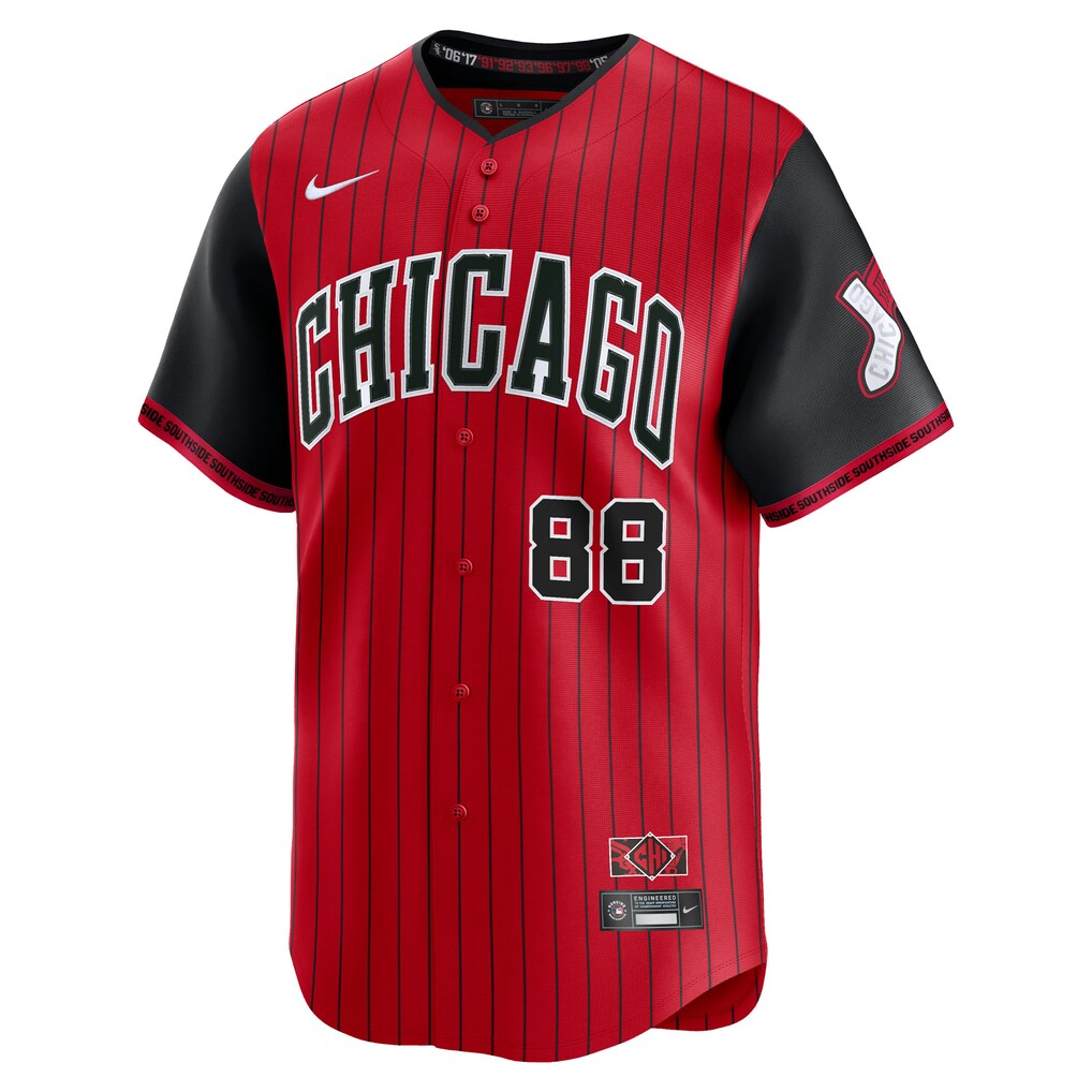 Luis Robert Jr. Chicago White Sox Nike 2025 City Connect Limited Player Jersey - Red/Black