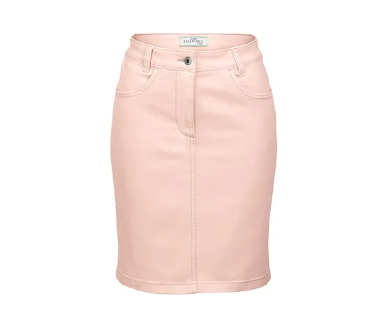 Jeansrock, roséfarben