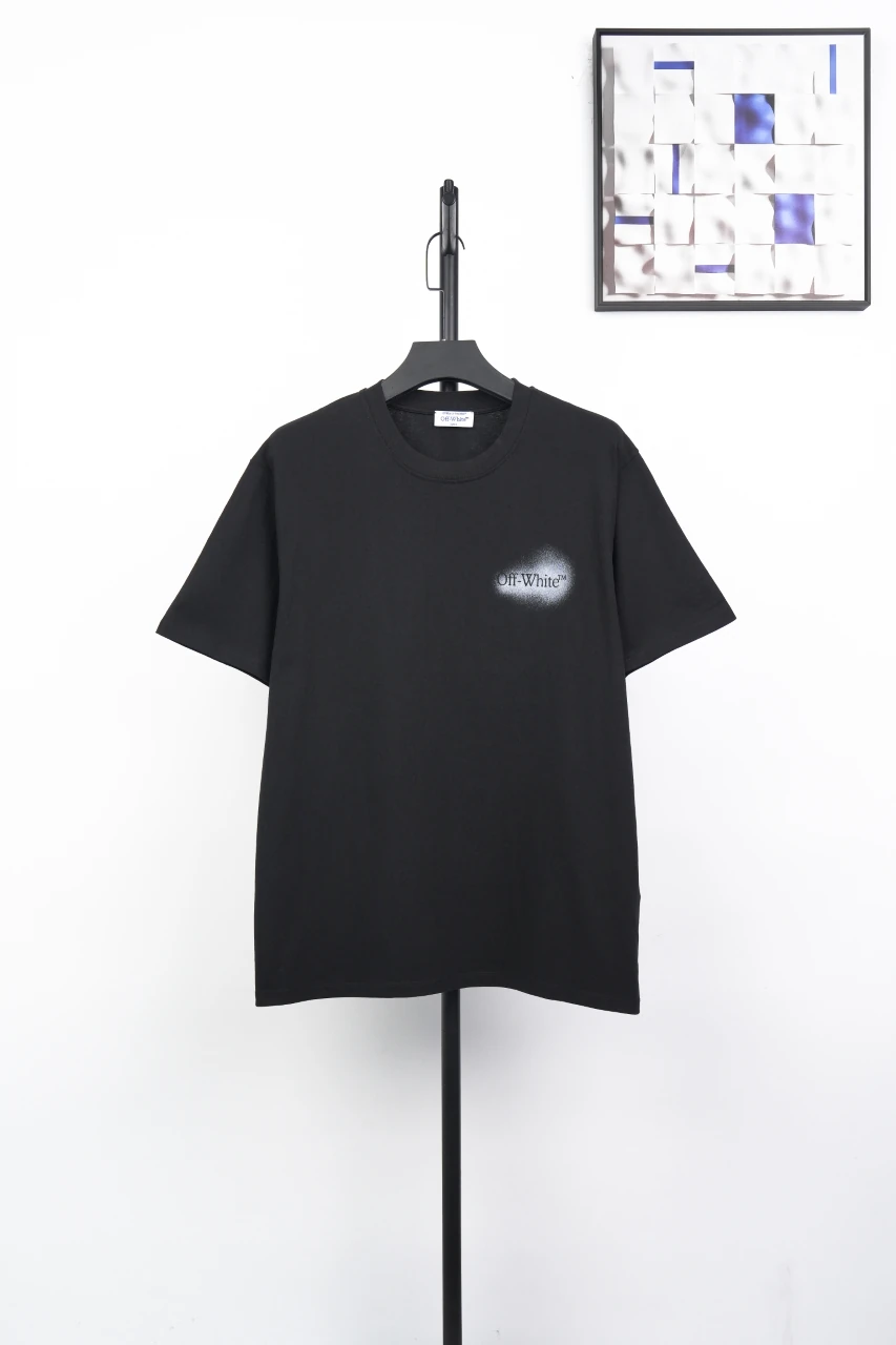 Off-White Black White Spray Arrow T-Shirt product photo from LabelPicks