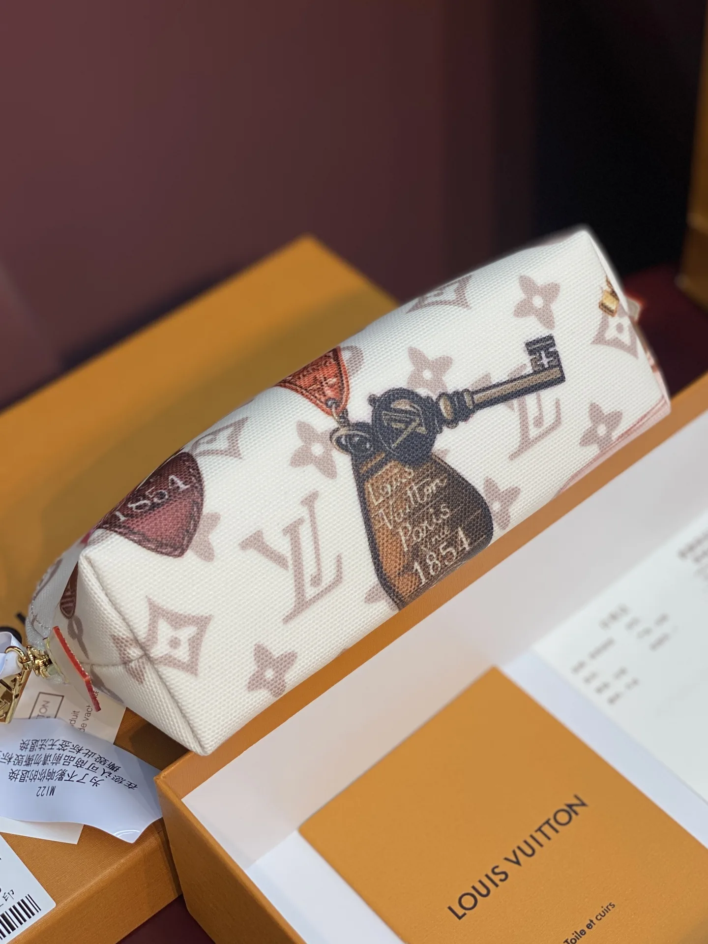 Louis Vuitton Burgundy Pochette Monogram Canvas Clutch product photo from LabelPicks