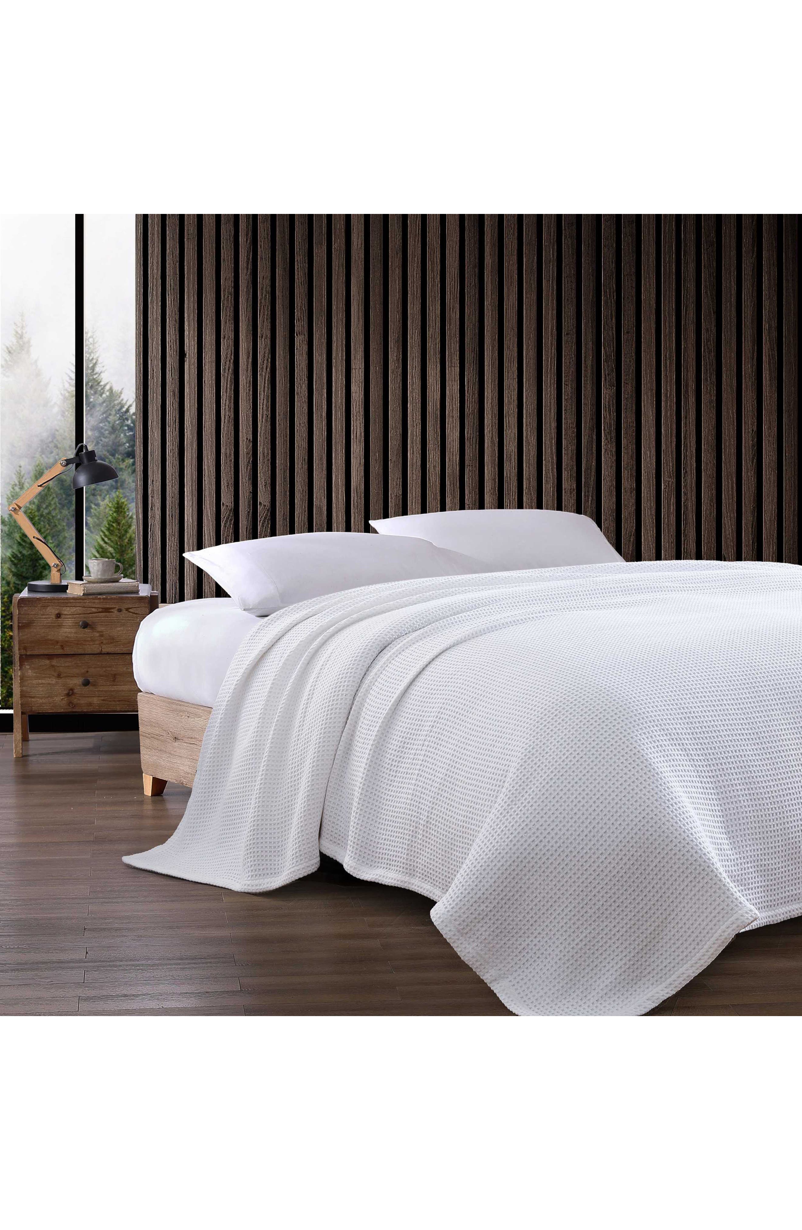 Eddie Bauer Waffle Knit Throw Blanket