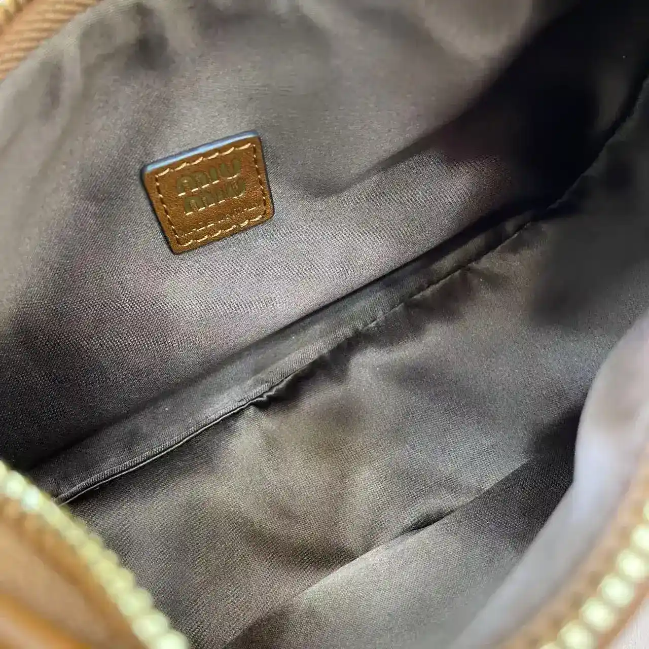 Miu Miu Brown Calfskin Hobo Bag product photo from LabelPicks