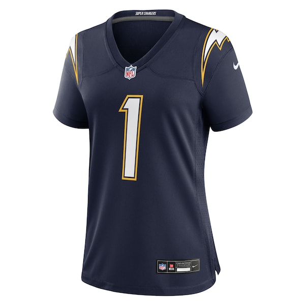 Quentin Johnston Los Angeles Chargers Nike Women's Alternate Super Chargers Game Jersey - Navy