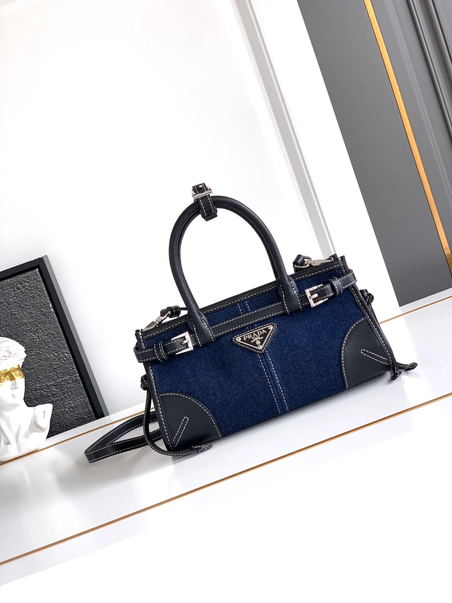 Prada Calfskin Bonnie Top Handle Bag product photo from LabelPicks