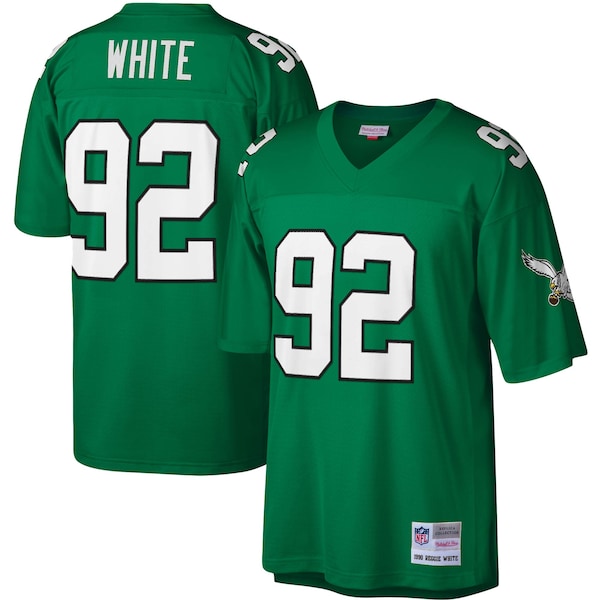 Reggie White Philadelphia Eagles Legacy Replica Jersey - Kelly Green