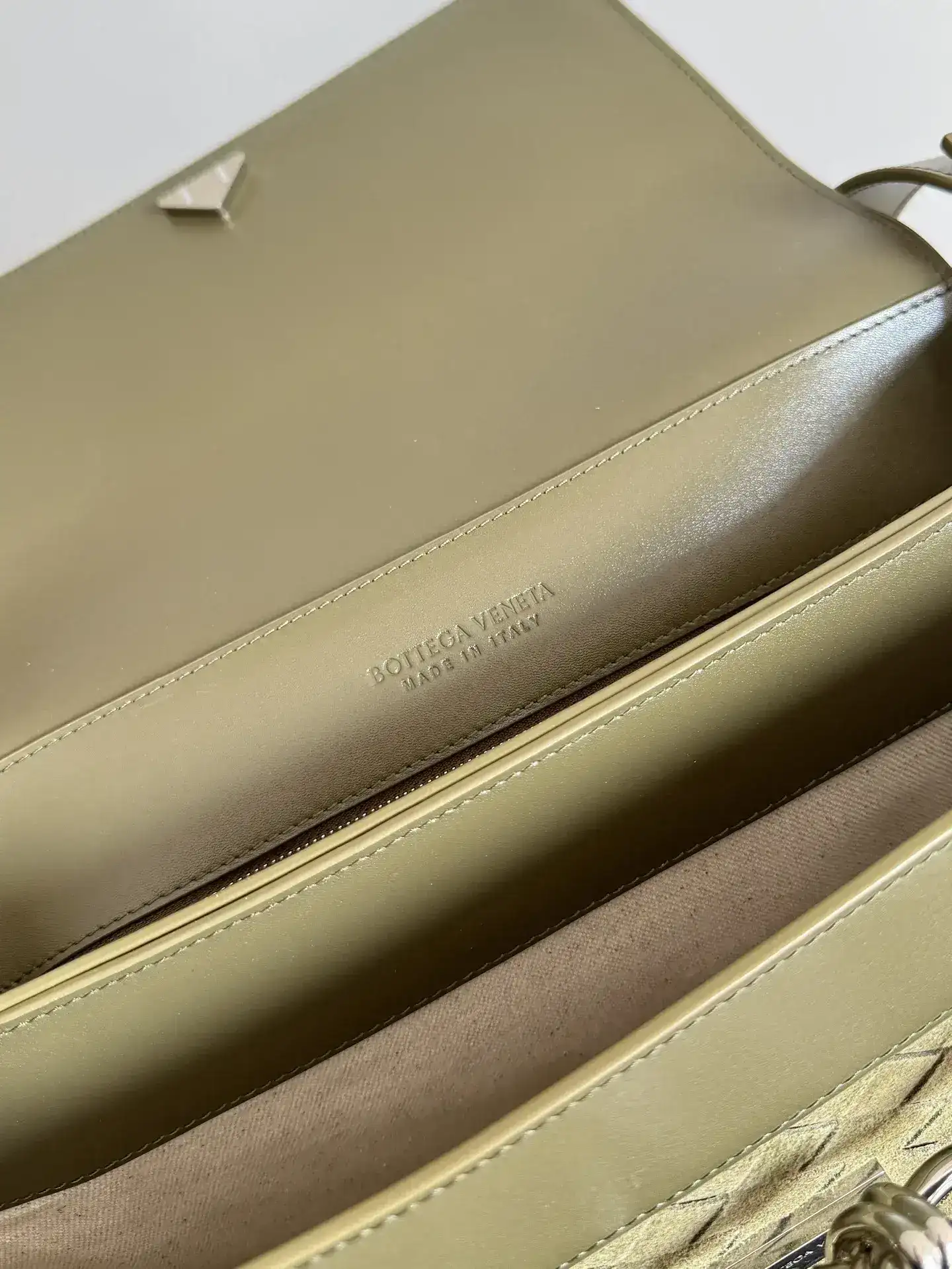 Bottega Veneta Suede Leather Andiamo Crossbody Bag product photo from LabelPicks