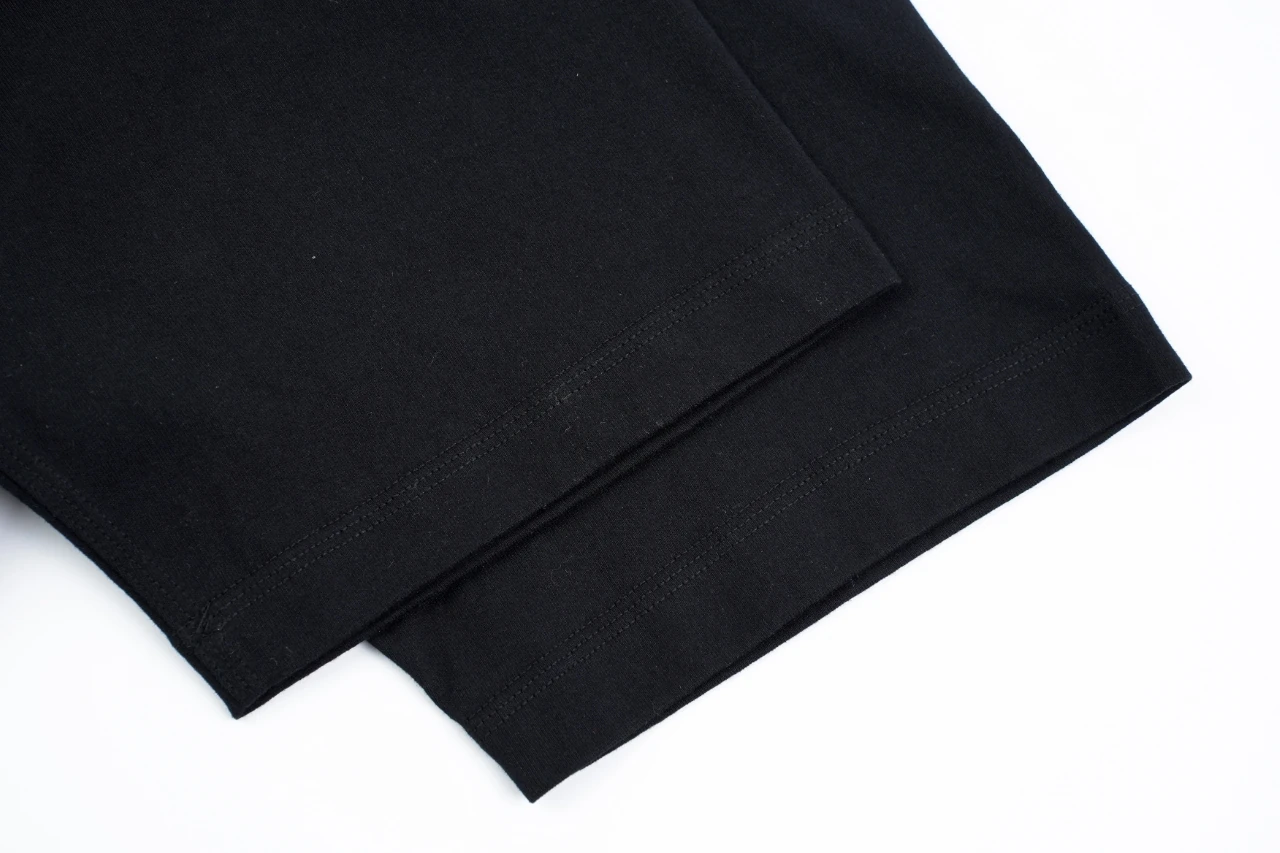 Burberry Black Flocked Letter Crewneck T-Shirt product photo from LabelPicks