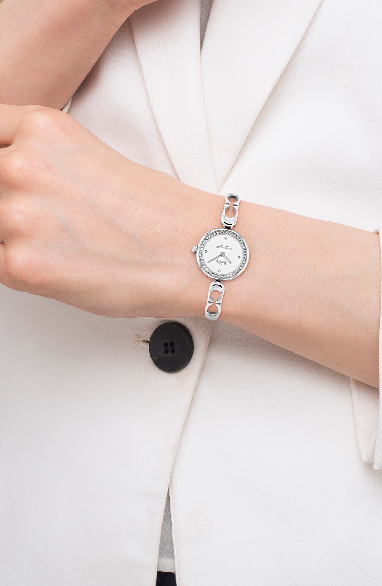 COACH Gracie Crystal Bracelet Watch, 23mm