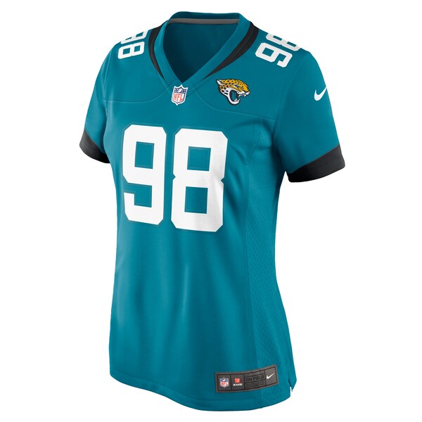 Jordan Jefferson Jacksonville Jaguars Nike Women's  Game Jersey -  Teal