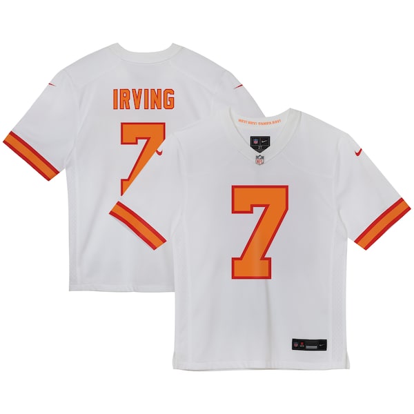 Bucky Irving '76 Tampa Bay Buccaneers Preschool  Game Jersey - White