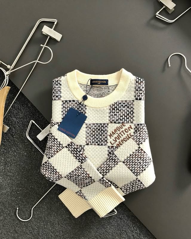 New plaid sweater