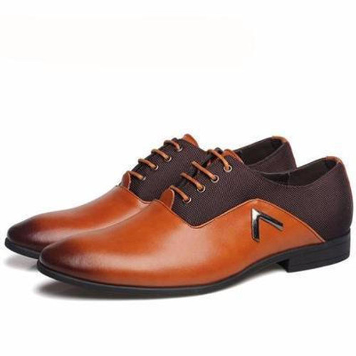 Shoes Men Leather Shoes Business Dress Shoes All-Match Casual Shock-Absorbing Footwear Wear-Resistant Plus Size MNX401289