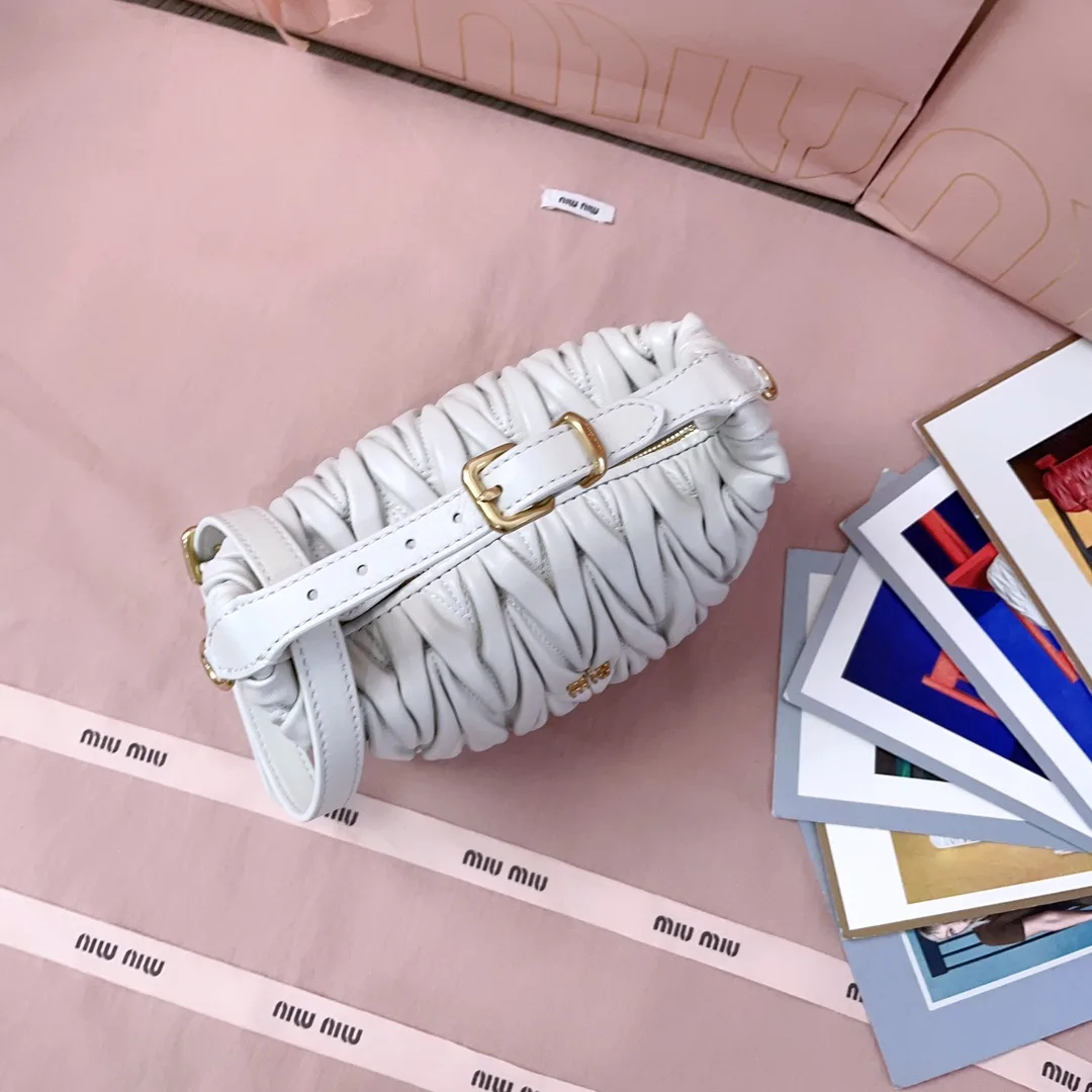 Miu Miu Matelasse Satin Shoulder Bag product photo from LabelPicks