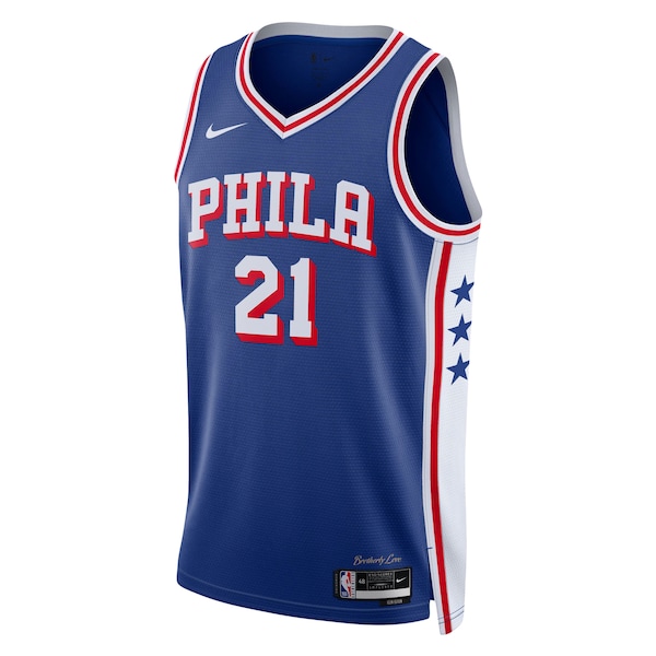 Joel Embiid Philadelphia 76ers Nike Youth Swingman Jersey - Icon Edition - Royal
