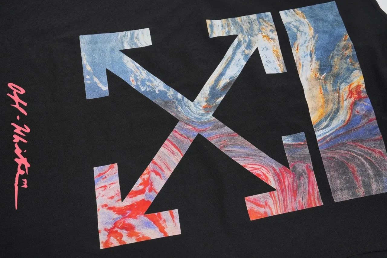 Off-White Black Cloud Painting Arrow T-Shirt product photo from LabelPicks