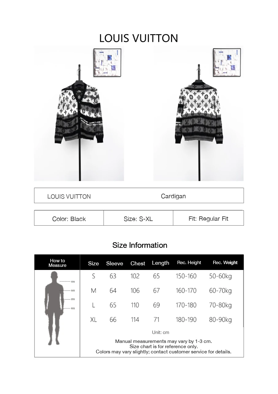 Louis Vuitton Black White Monogram Mohair Blend Cardigan product photo from LabelPicks