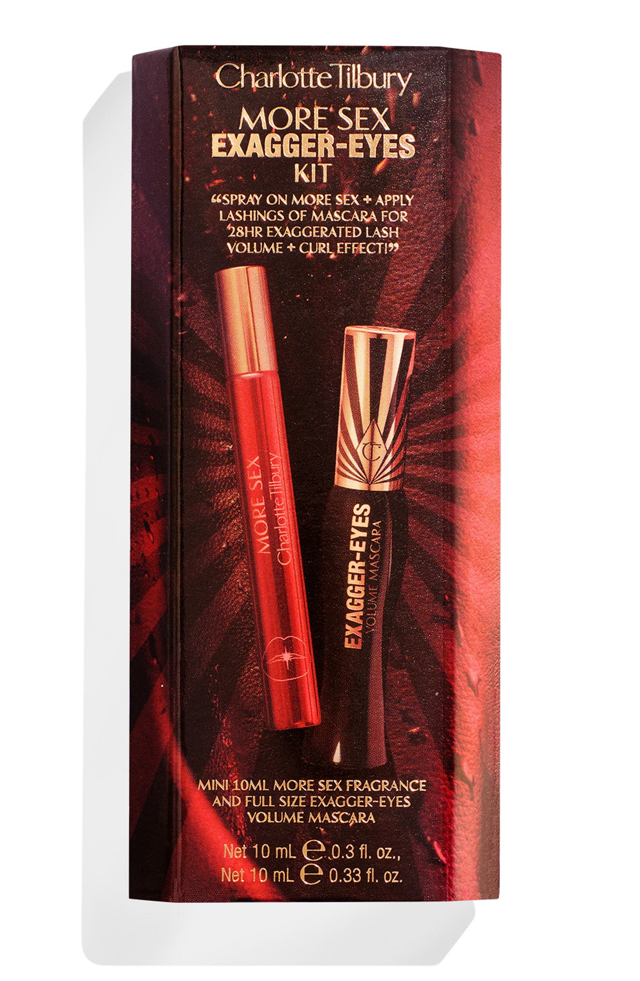 Charlotte Tilbury More Sex Exagger-Eyes 2-Piece Set $54 Value