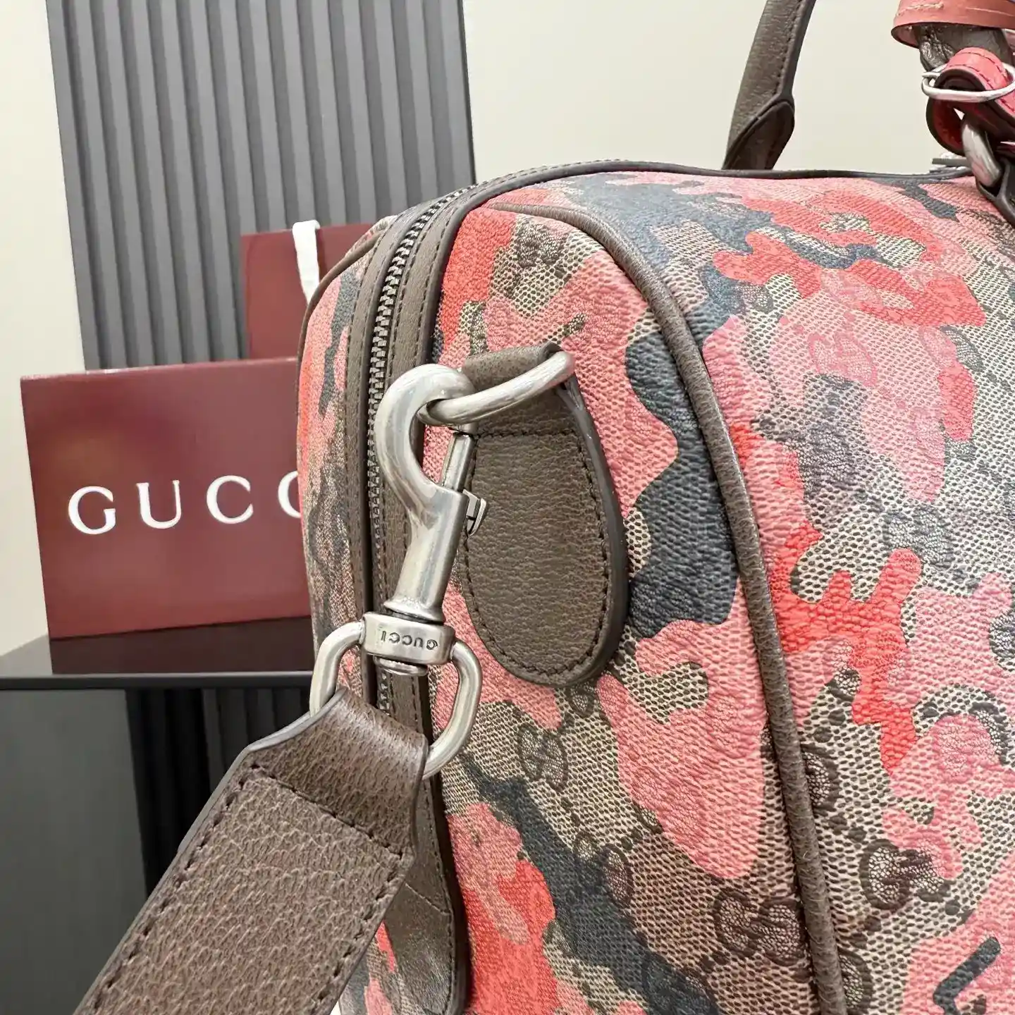 Gucci Pink GG Supreme Canvas Tote Bag product photo from LabelPicks