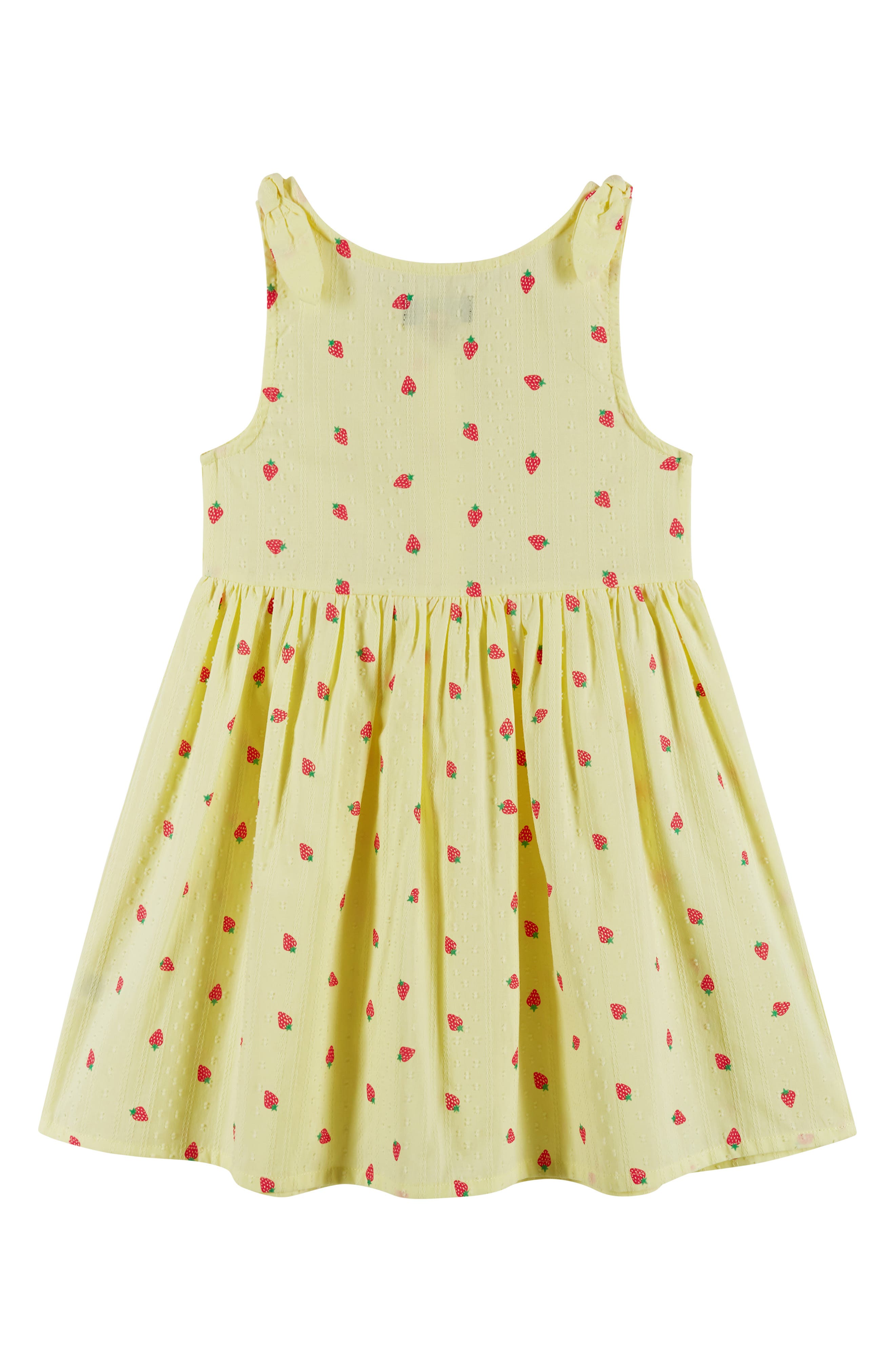 Andy & Evan Kids' Strawberry Sleeveless Button-Up Dress