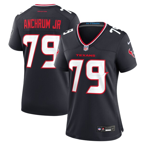 Tremayne Anchrum Jr. Houston Texans Nike Women's Team Game Jersey -  Navy
