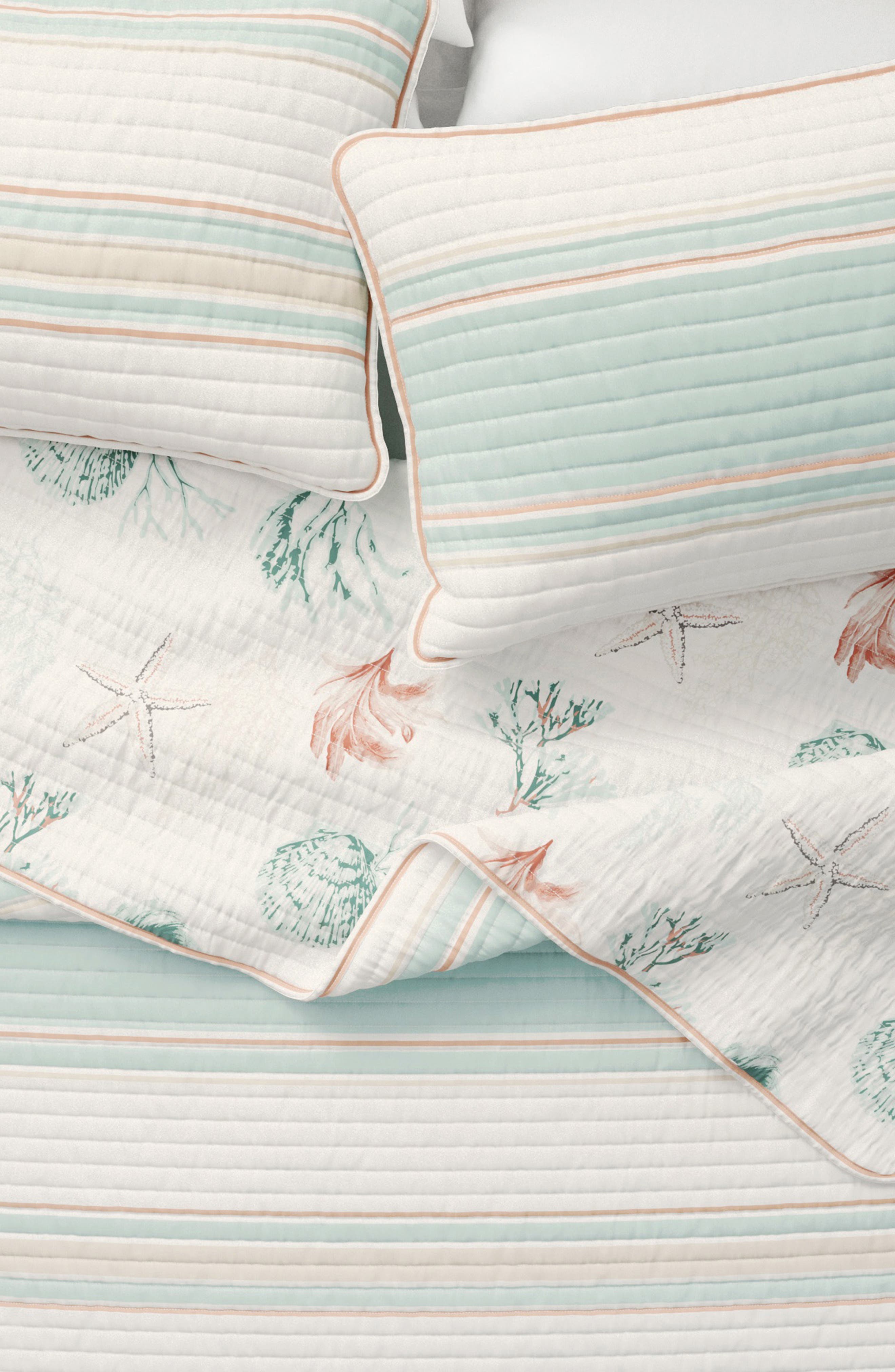 Woven & Weft Elevated Coastal Cotton Quilt Set