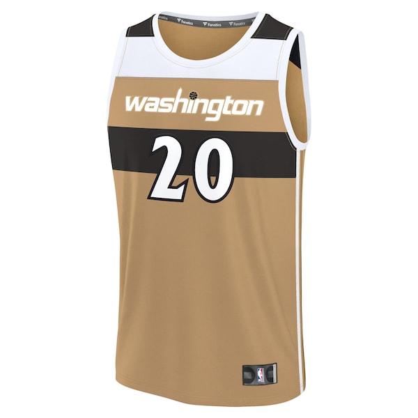 Alex Sarr Washington Wizards  Youth 2025/26 City Edition Fastbreak Jersey - Gold