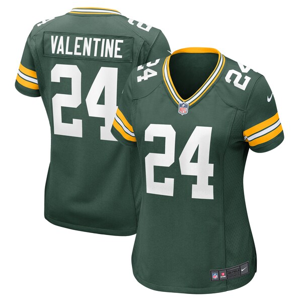 Carrington Valentine Green Bay Packers Nike Women's  Game Jersey -  Green