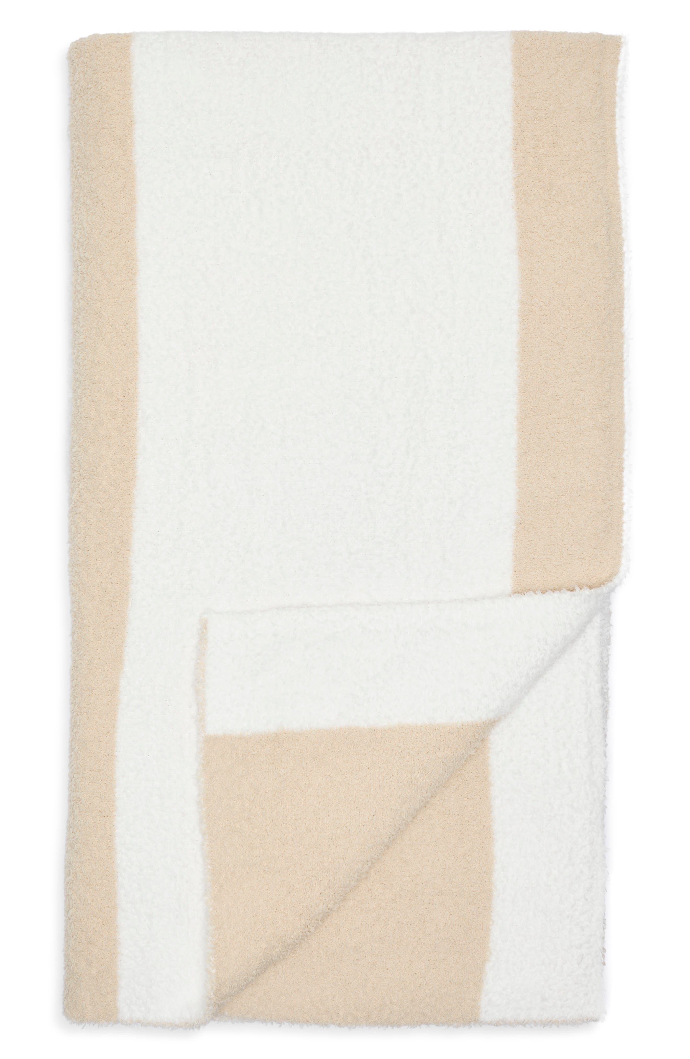 NORDSTROM RACK Stripe Butter Throw Blanket