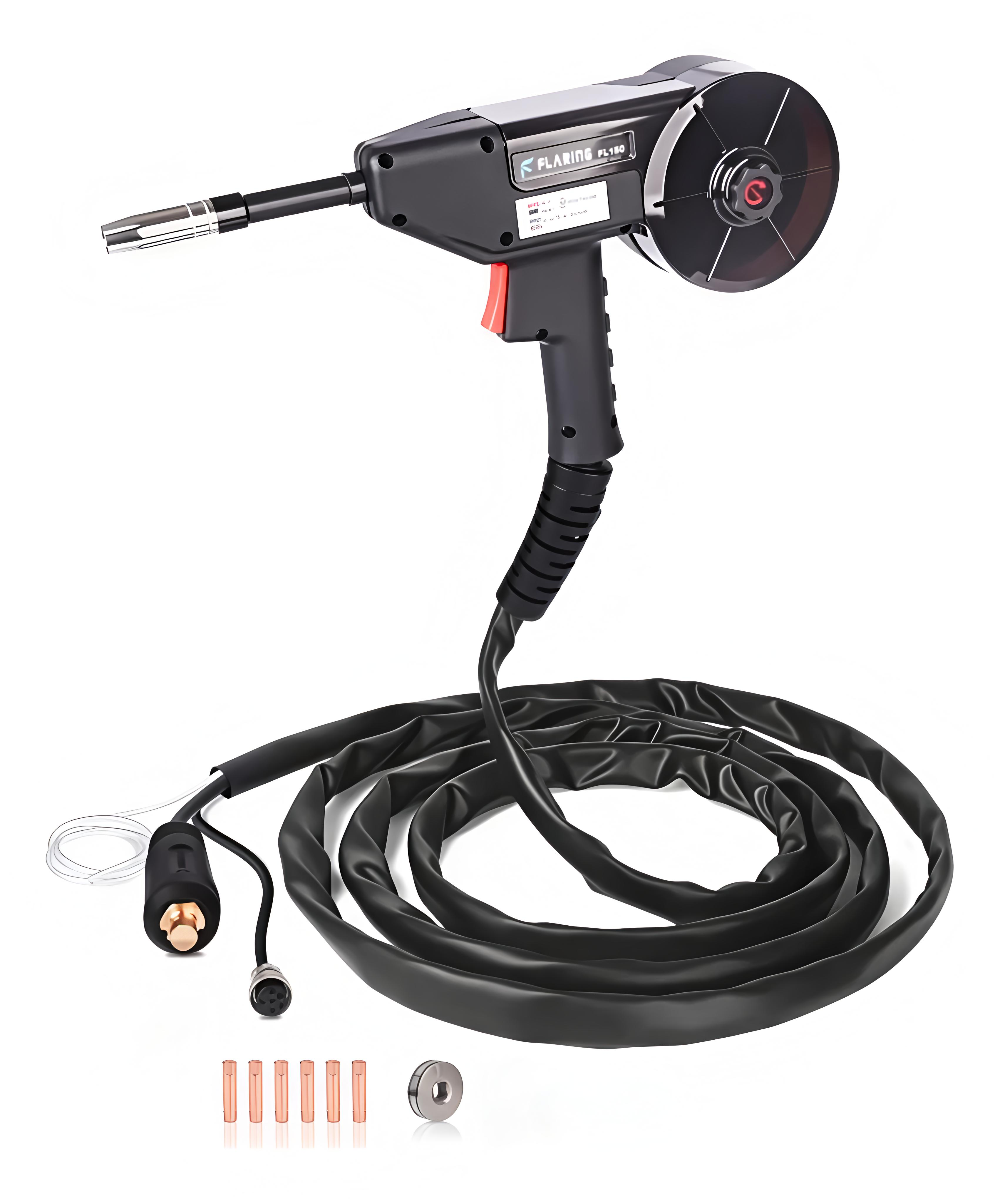Reboot Split-Type Wire Feeder Welding Torch 9.84ft LBT150, 150Amp MIG Aluminum Welding Torch