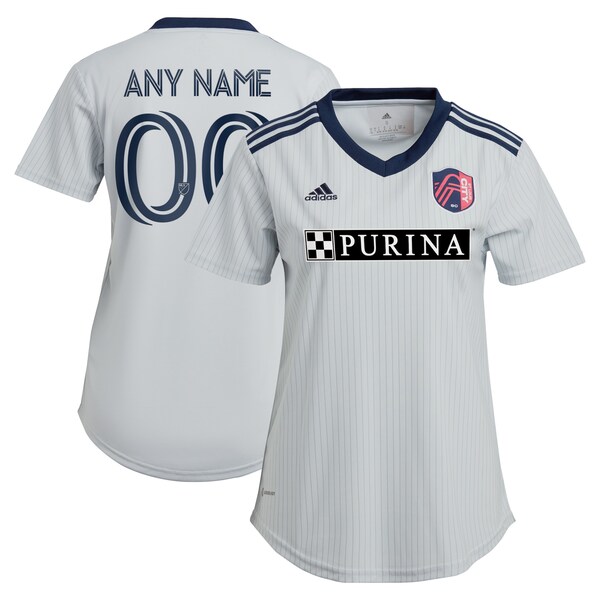 St. Louis City SC adidas Women's 2024 The Spirit Kit Replica Custom Jersey - Gray