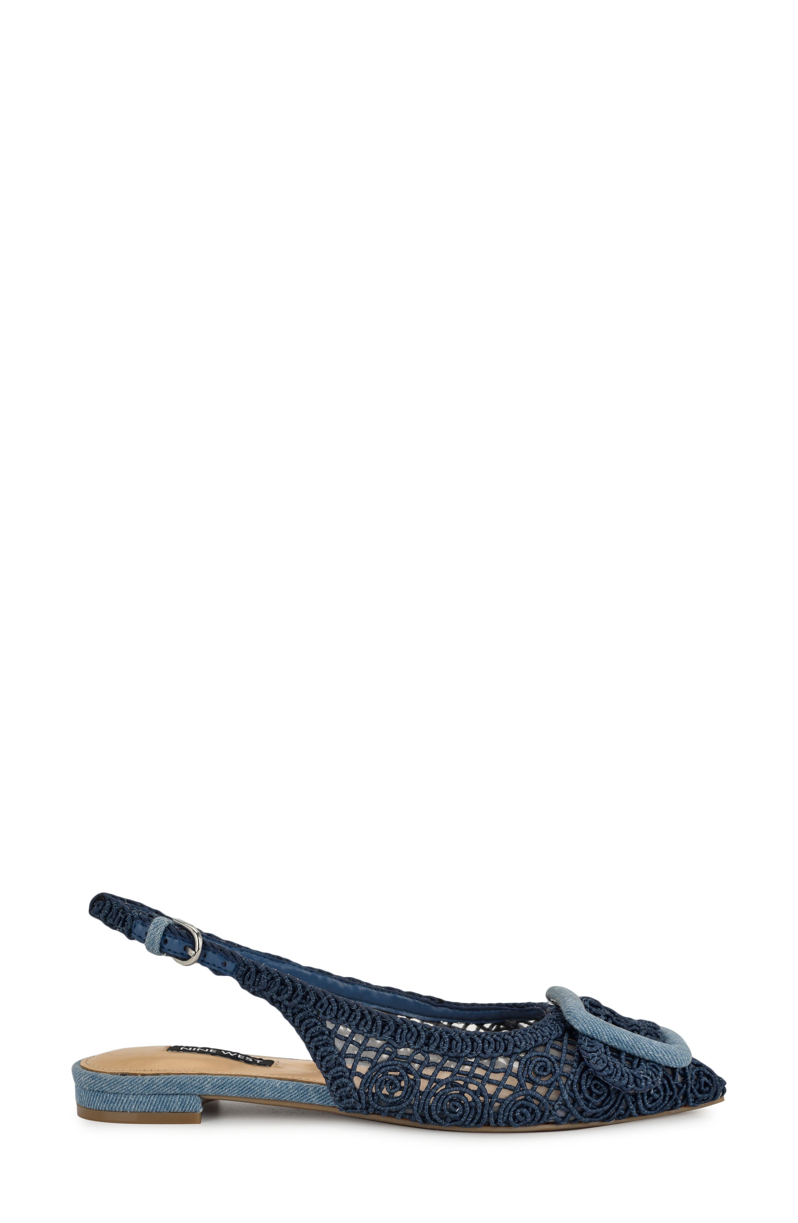 Nine West Jasser Pointed Toe Slingback Flat